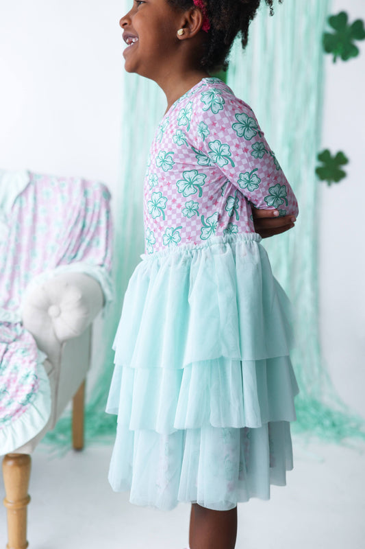 LITTLE MISS SHAMROCK DREAM TUTU DRESS