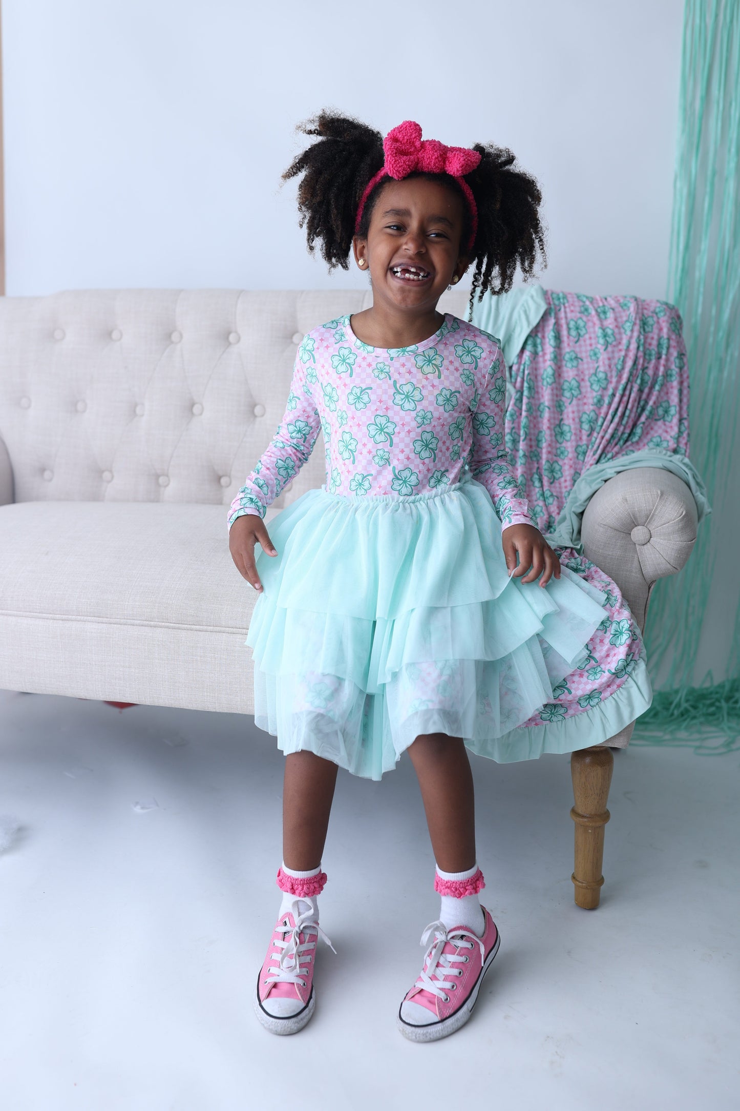 LITTLE MISS SHAMROCK DREAM TUTU DRESS