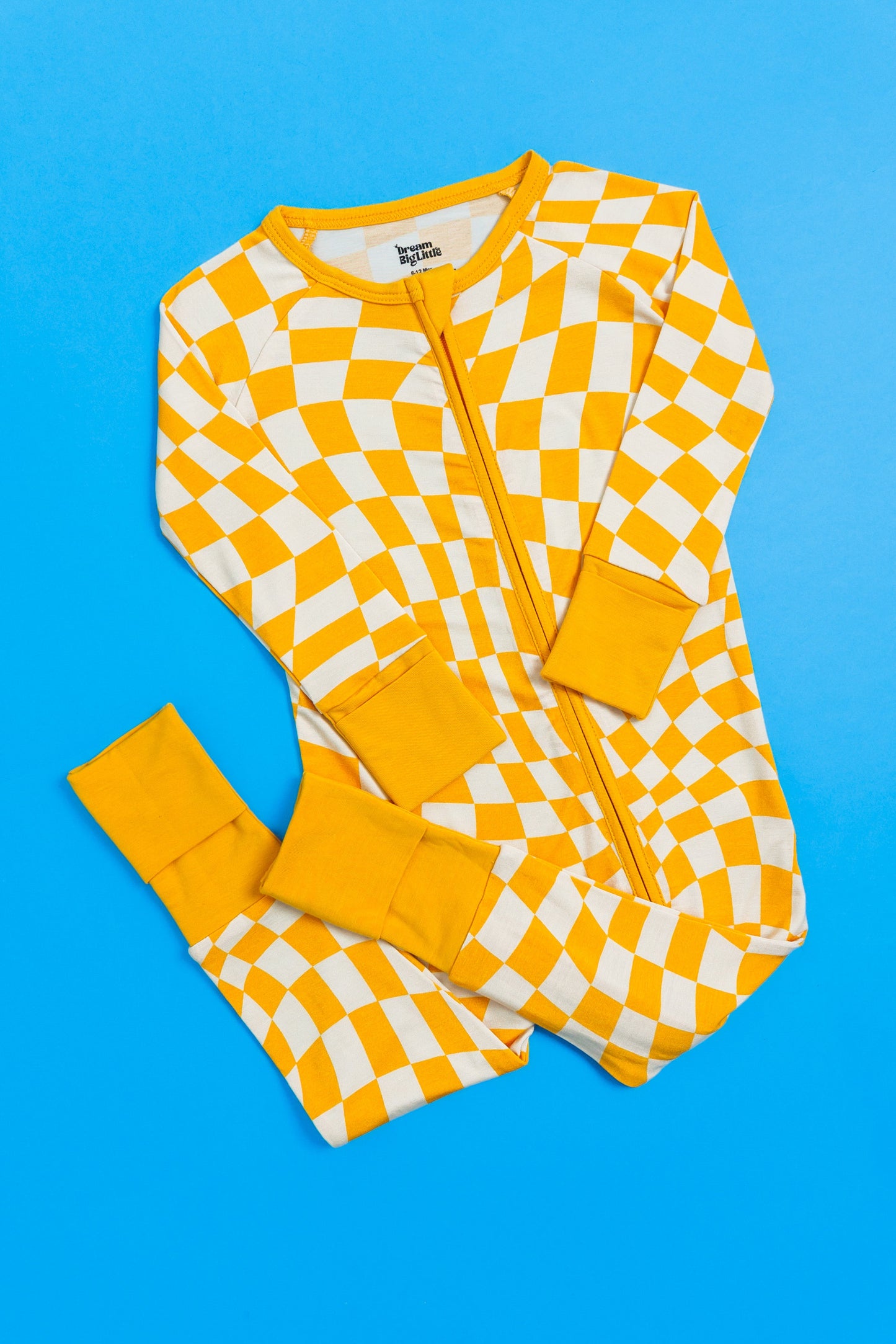 SUNSHINE WAVE CHECKS DREAM ROMPER