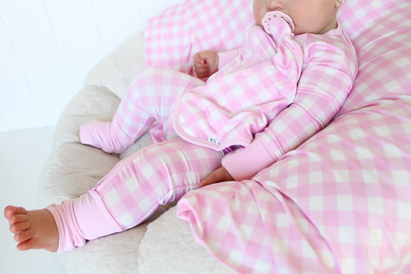 TAFFY PINK GINGHAM DREAM ROMPER