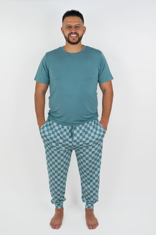 STORMY CHECKERS SHORT SLEEVE MEN'S DREAM SET