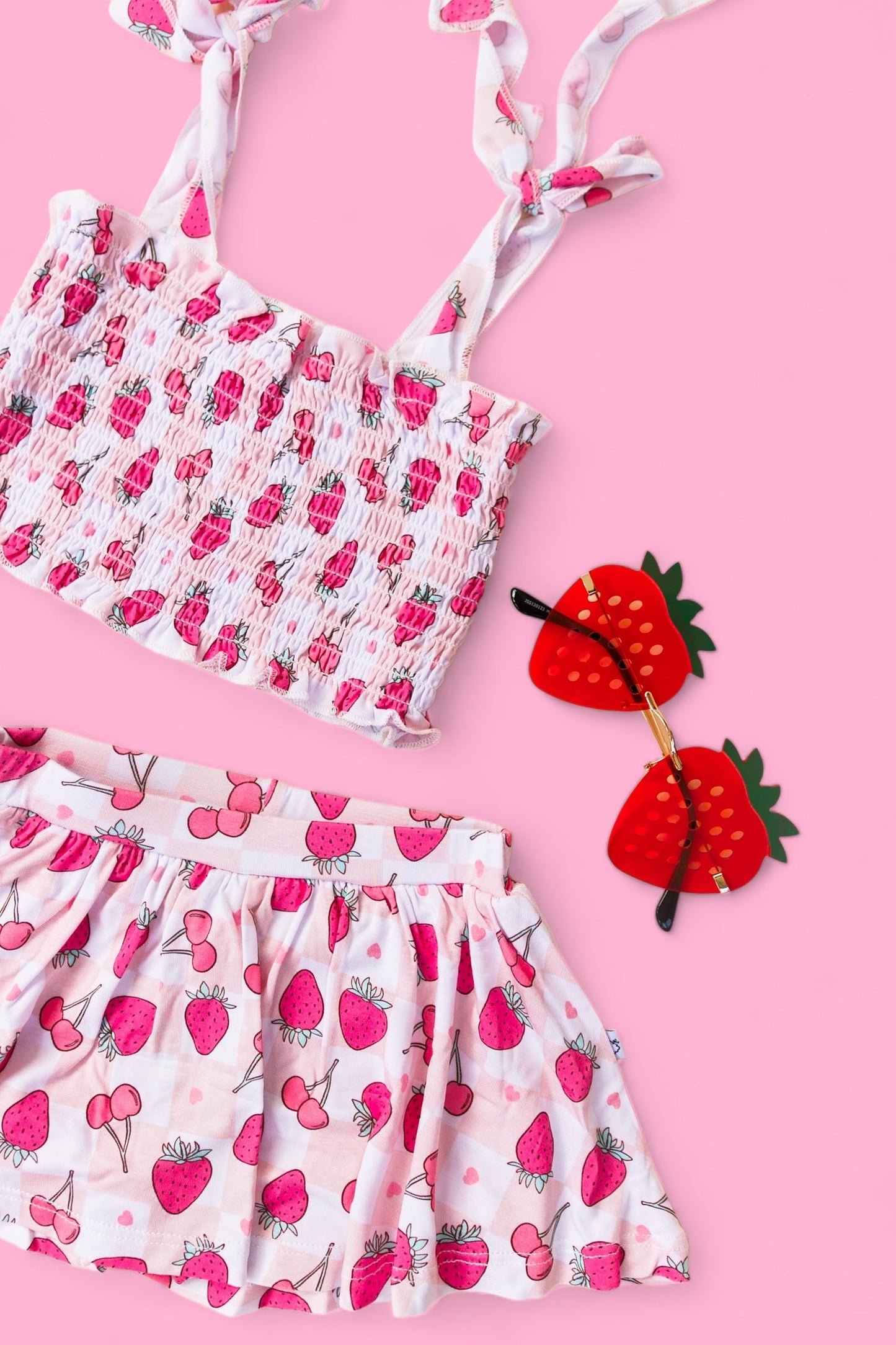 EXCLUSIVE BERRY BROOKLYN DREAM SMOCKED SKORT SET