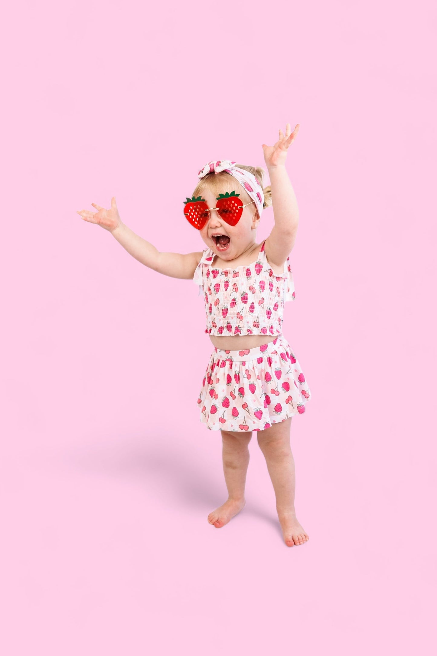 EXCLUSIVE BERRY BROOKLYN DREAM SMOCKED SKORT SET