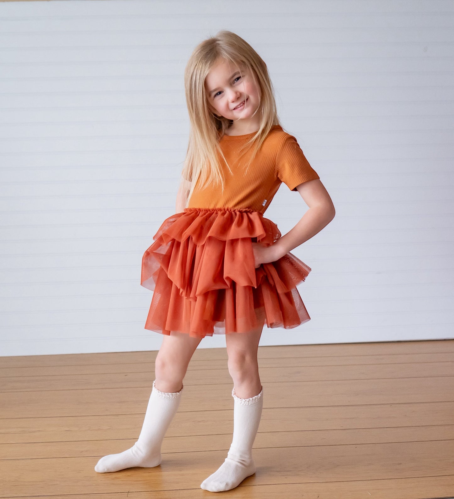 COPPER RIB DREAM TUTU DRESS