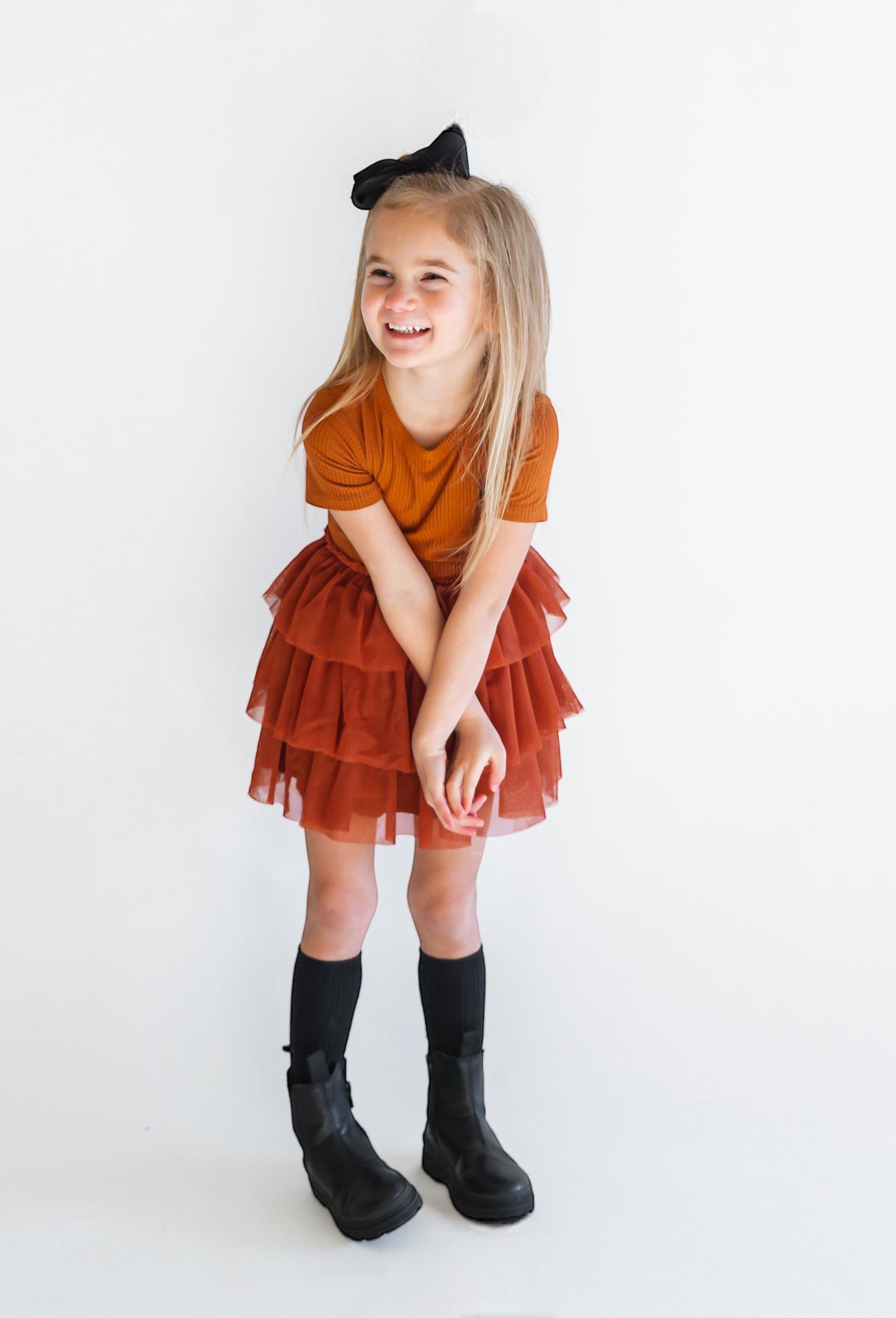 COPPER RIB DREAM TUTU DRESS