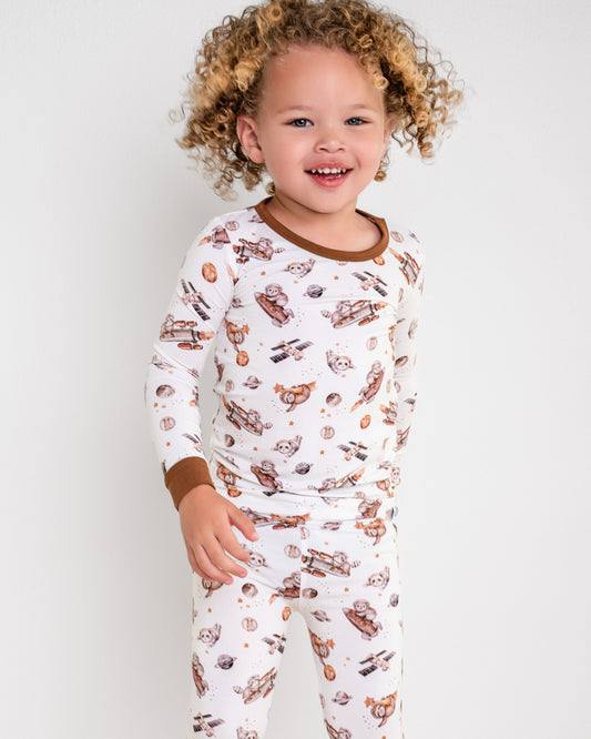 Outersloth (Space) Long Sleeve PJ's BDLJ