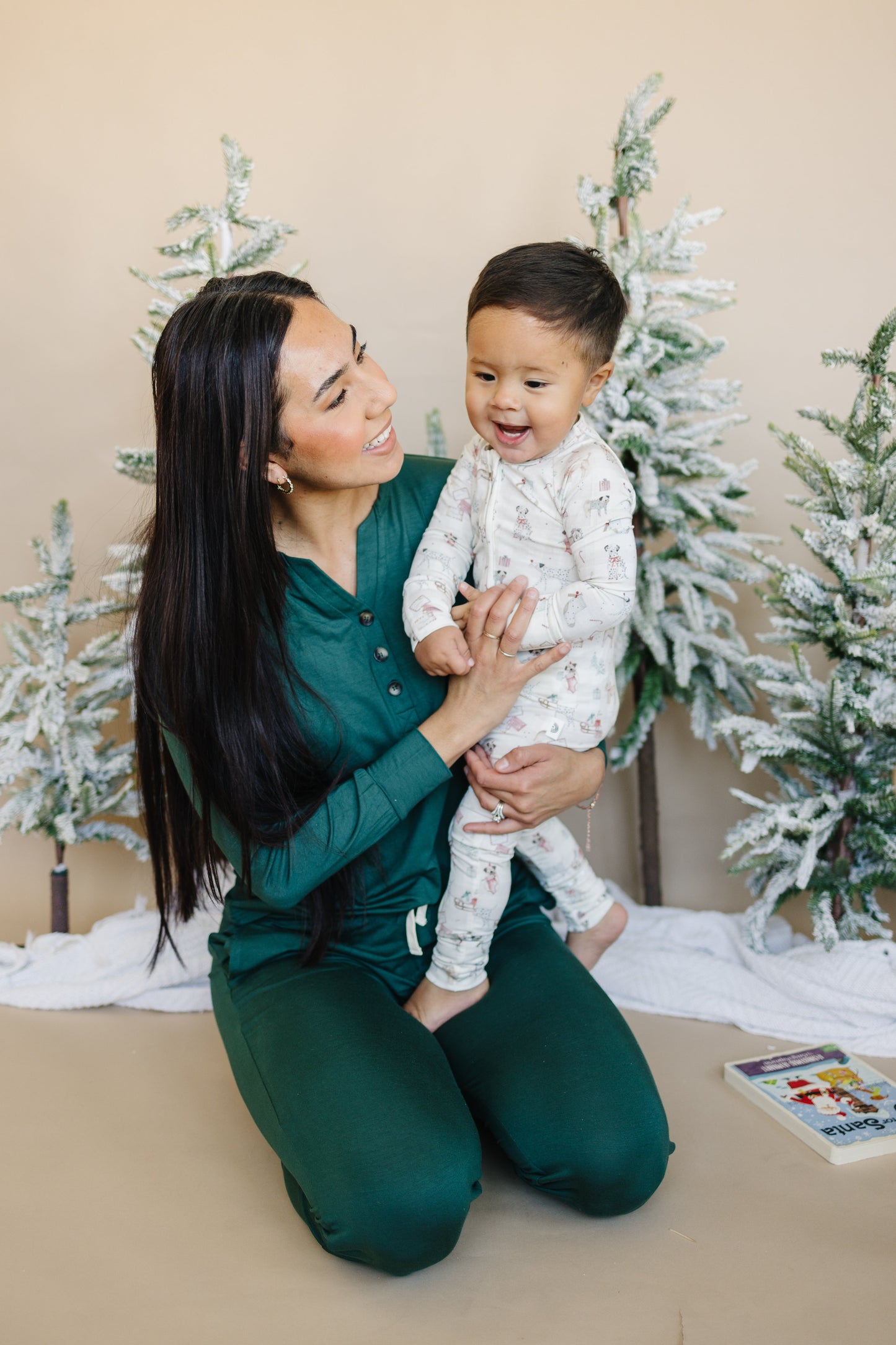 Women's Emerald Christmas Bamboo Pajamas