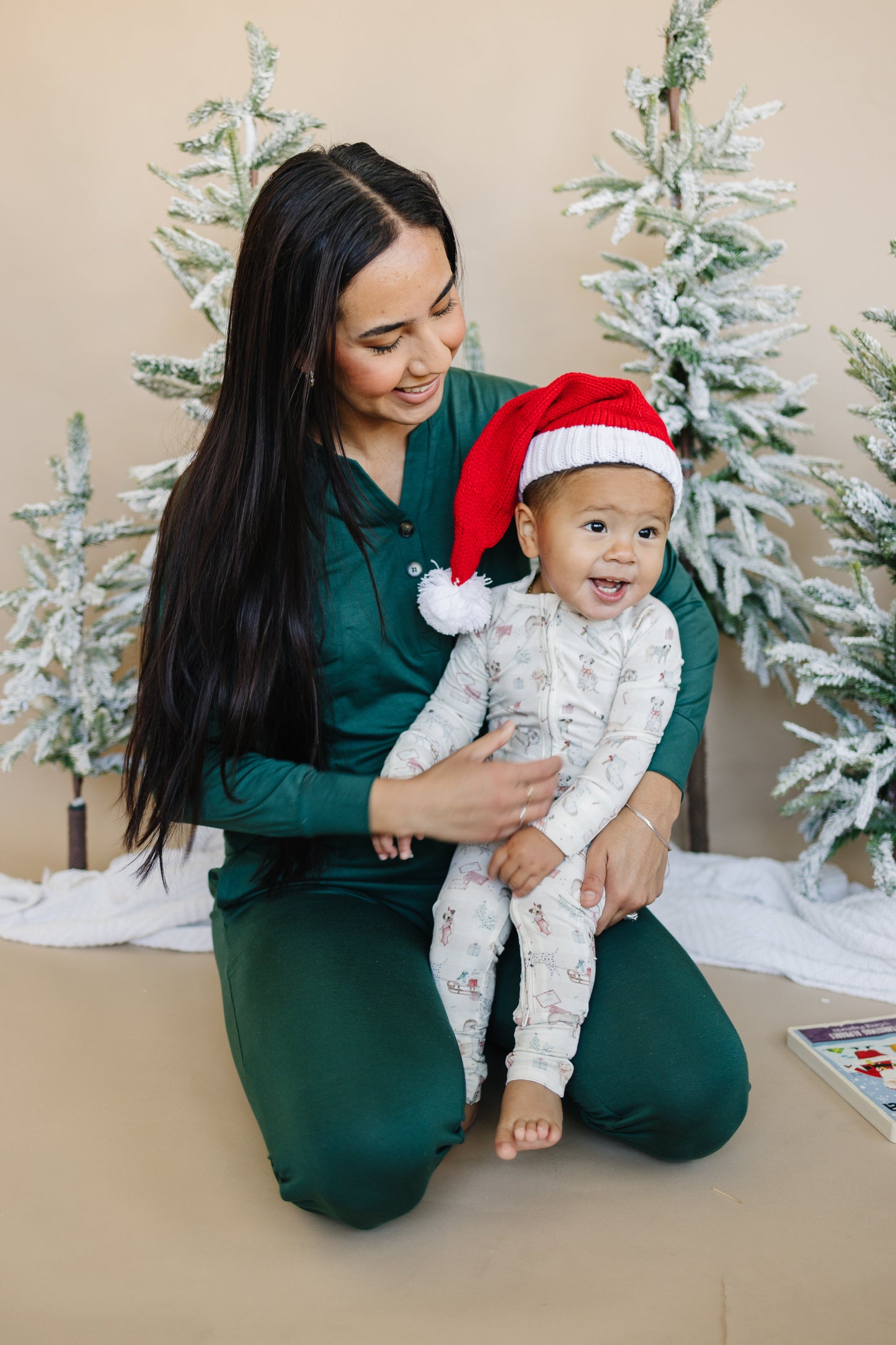 Women's Emerald Christmas Bamboo Pajamas