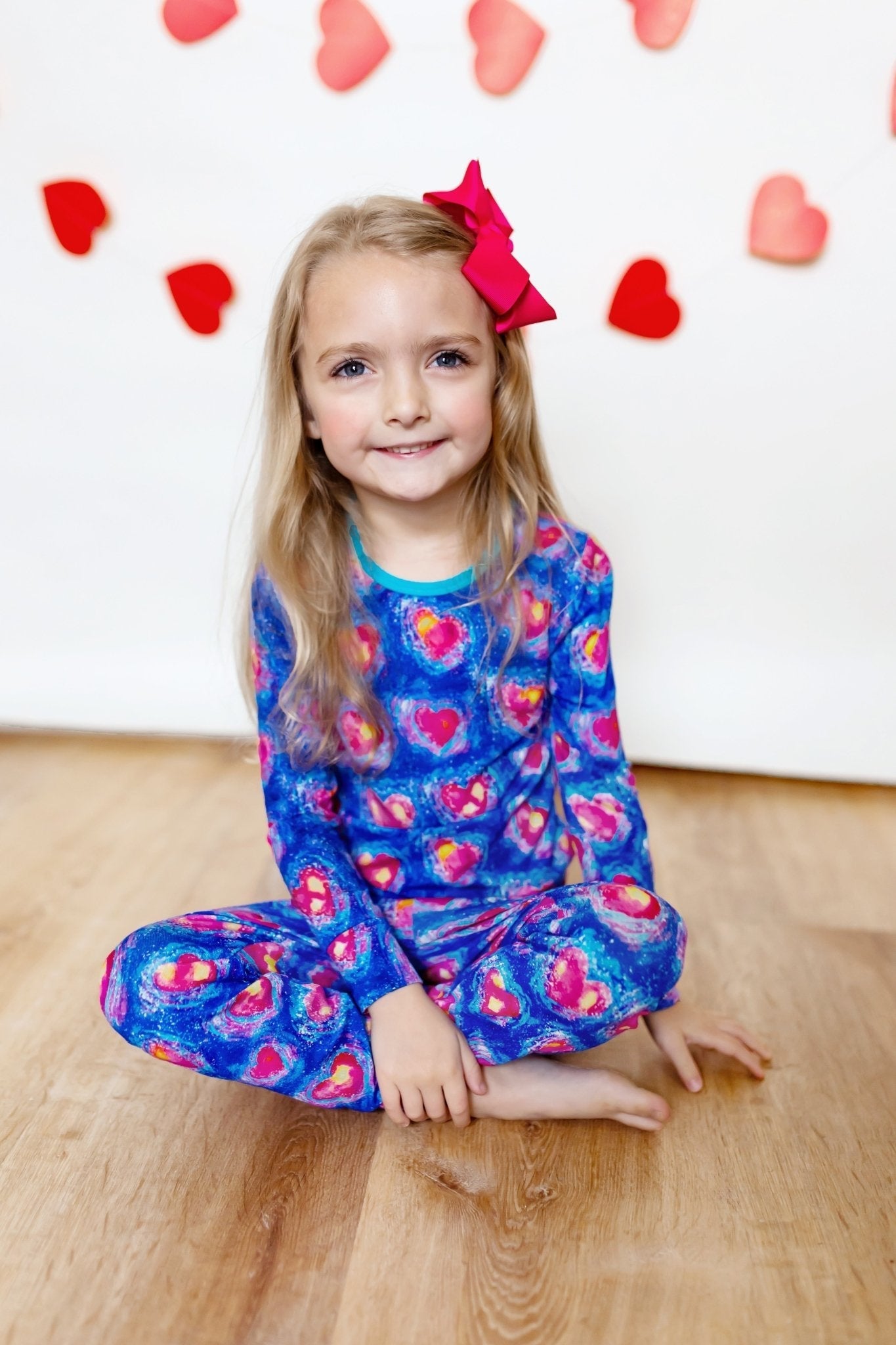 A Thousand Hearts Long Sleeve Pajama Set (18M - 12Y) - Mack & Harvie