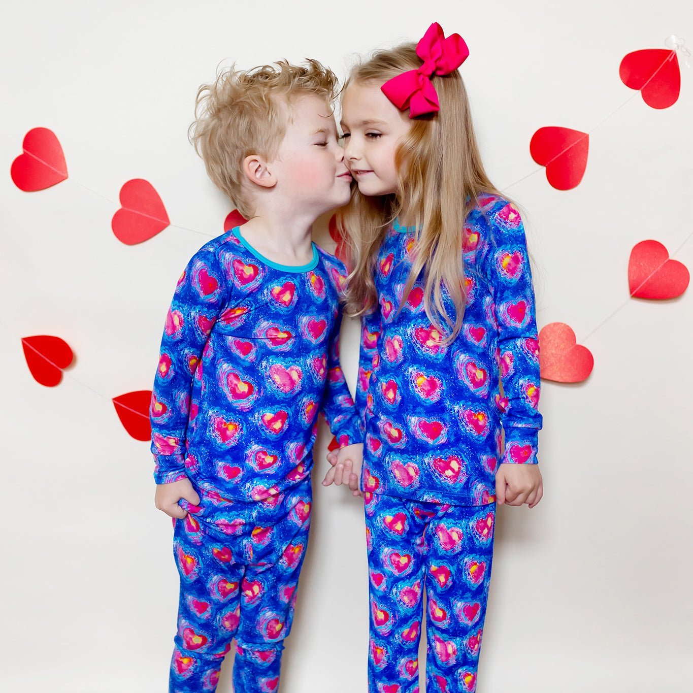 A Thousand Hearts Long Sleeve Pajama Set (18M - 12Y) - Mack & Harvie