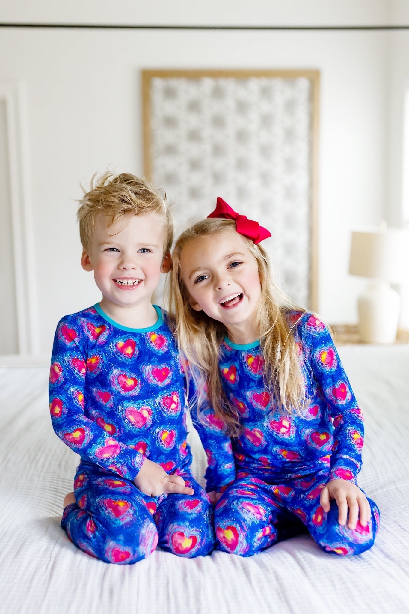 A Thousand Hearts Long Sleeve Pajama Set (18M - 12Y) - Mack & Harvie