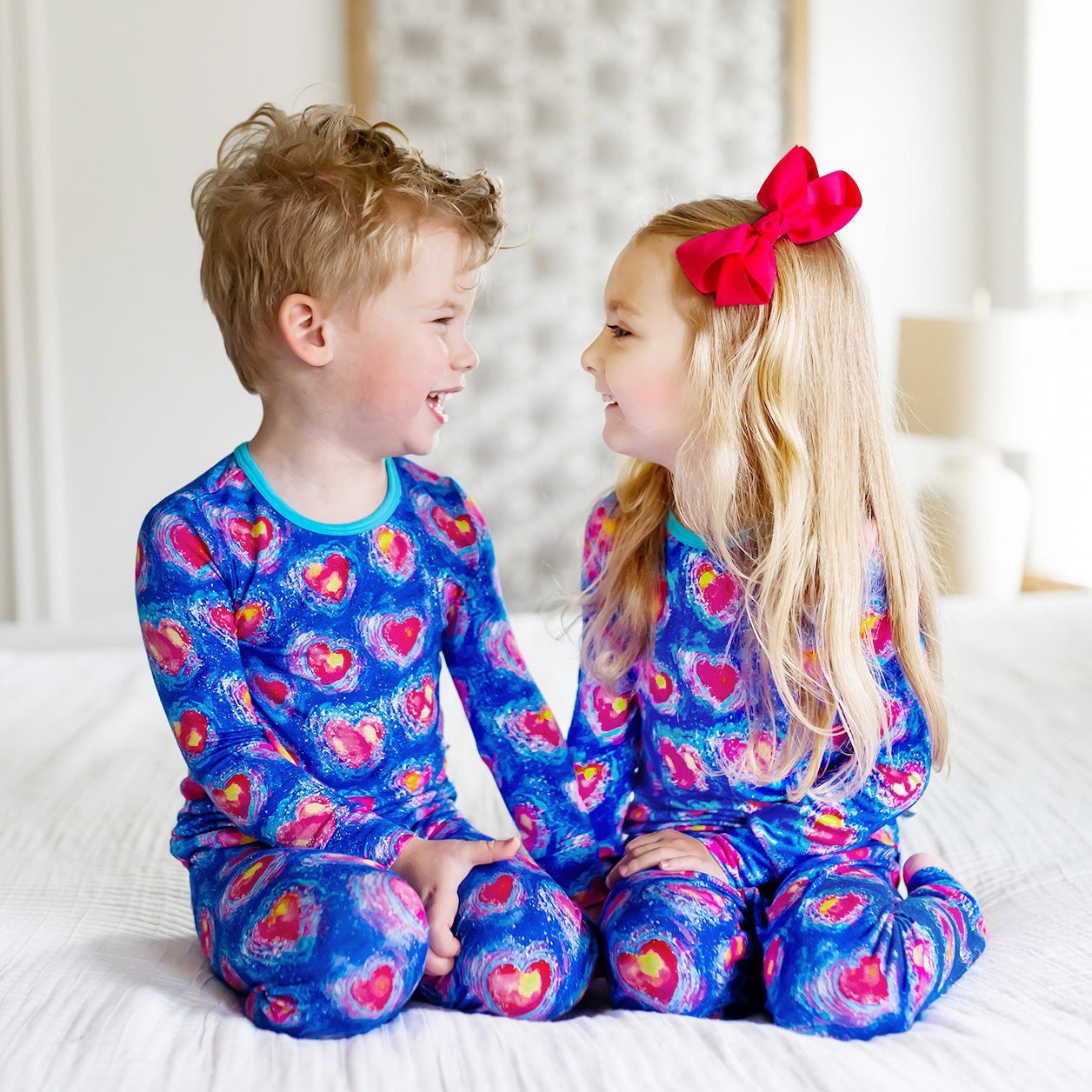 A Thousand Hearts Long Sleeve Pajama Set (18M - 12Y) - Mack & Harvie