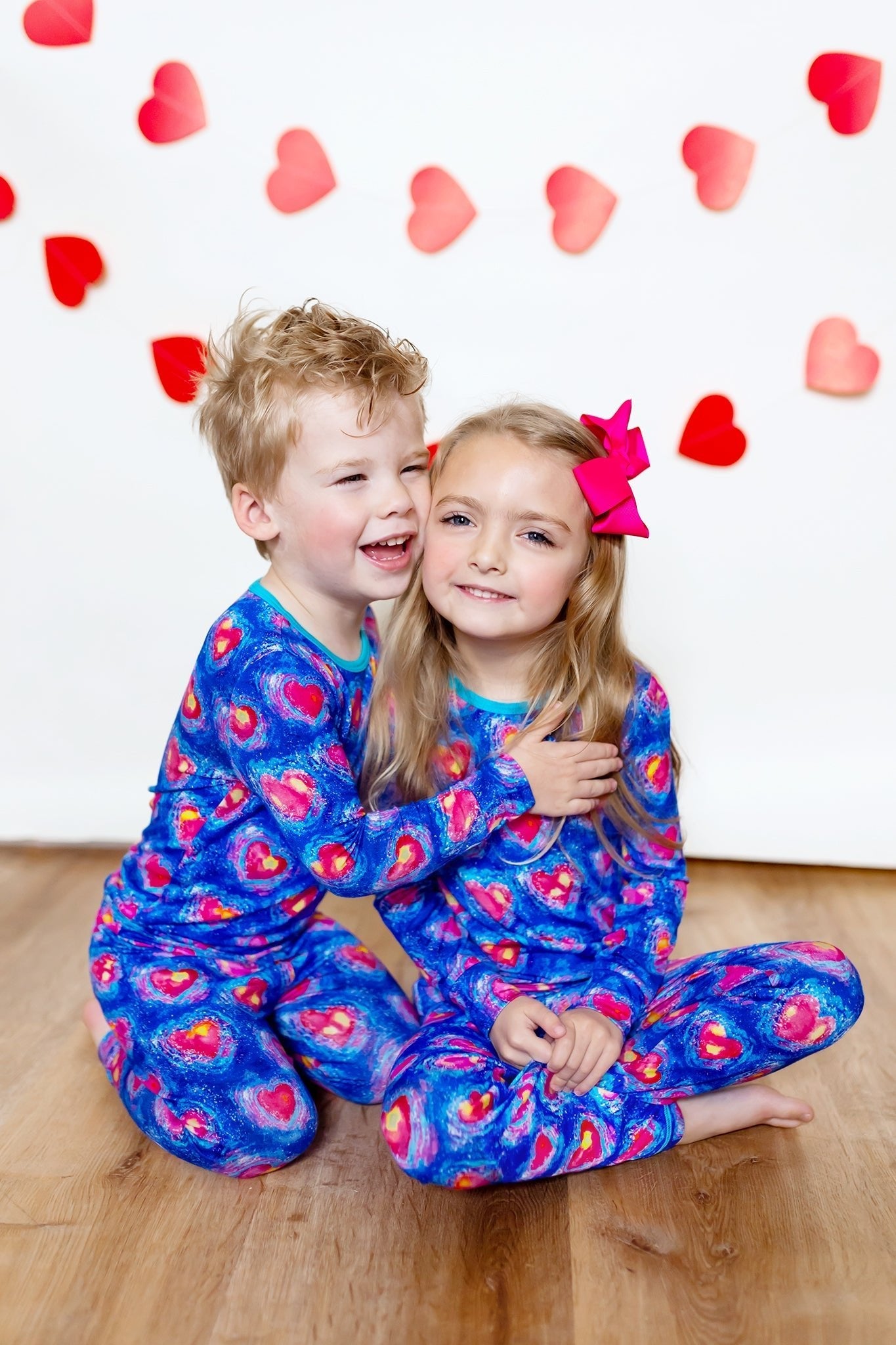 A Thousand Hearts Long Sleeve Pajama Set (18M - 12Y) - Mack & Harvie