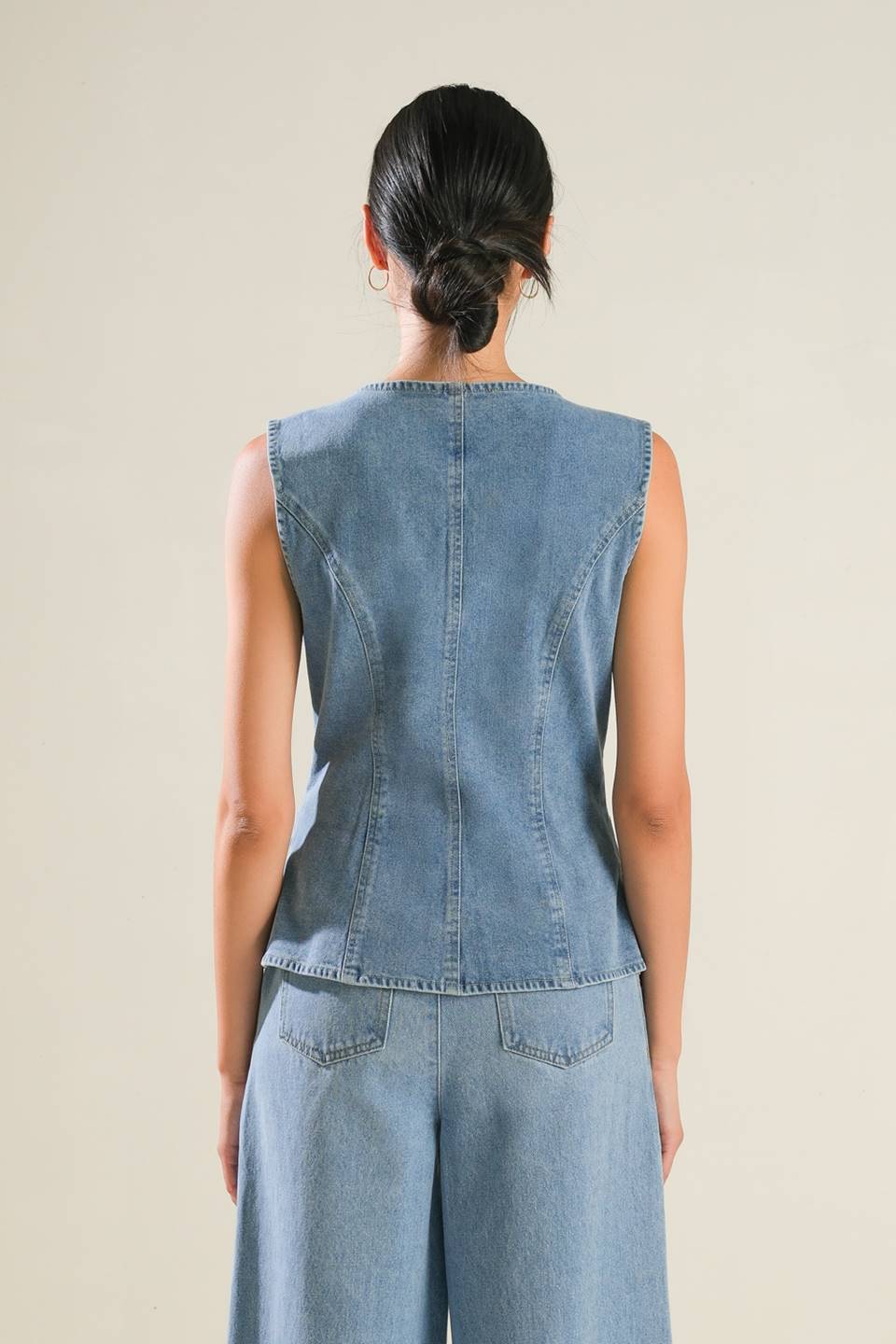 ADVENTURE AWAITS DENIM VEST - Mack & Harvie