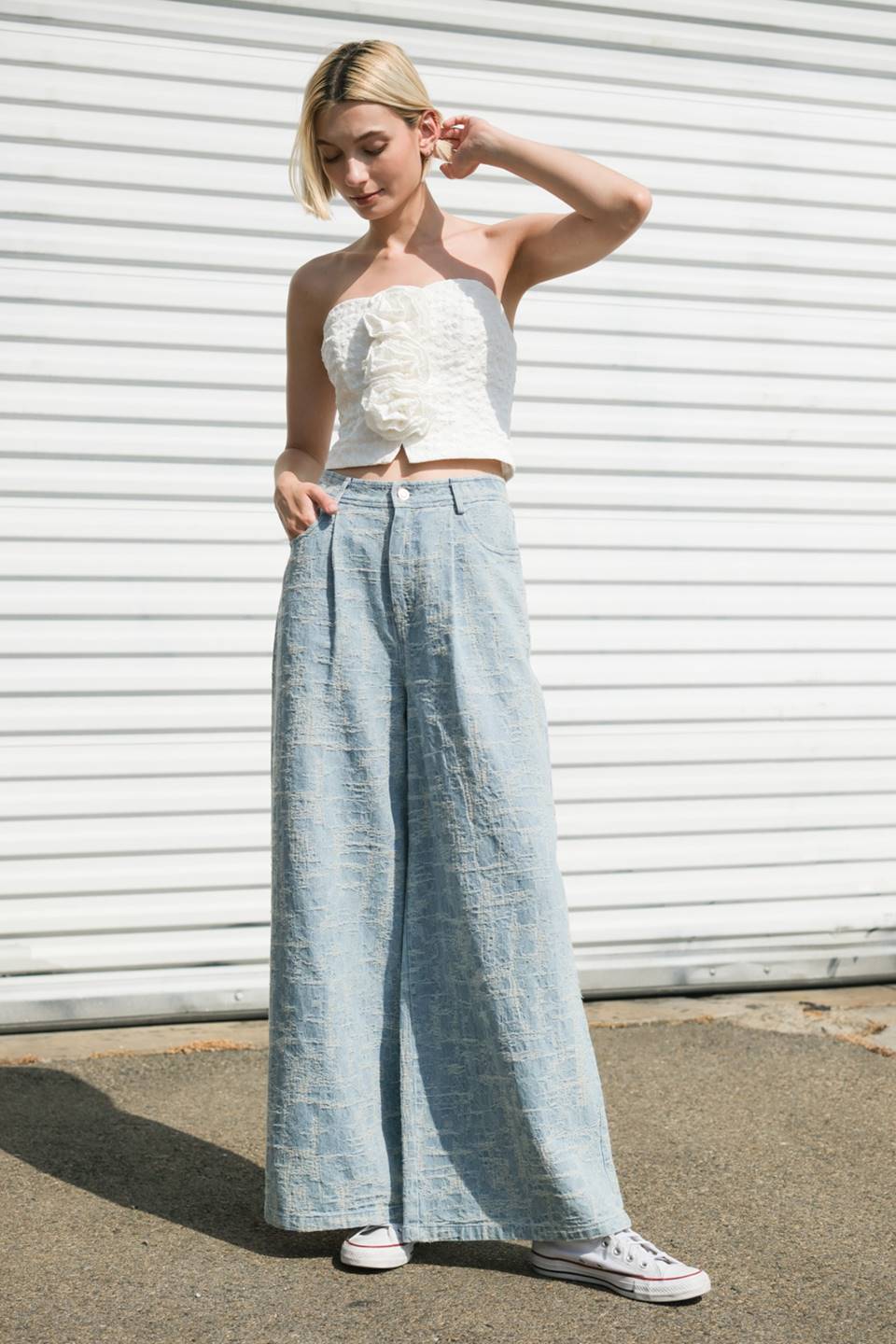 AIRY ROMANCE WIDE LEG PANTS - Mack & Harvie