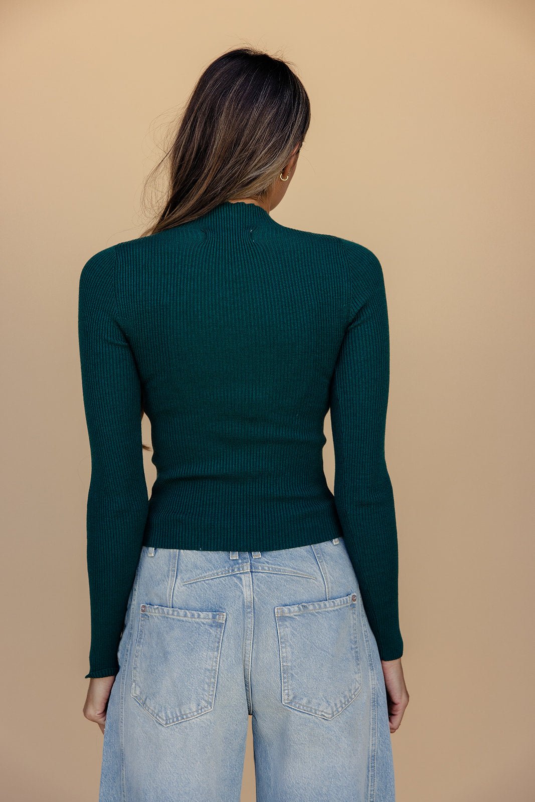 Alina Mock Neck Sweater - Mack & Harvie