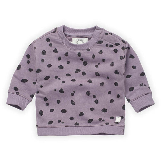 Animal Print Sweatshirt - Ice Purple - Mack & Harvie