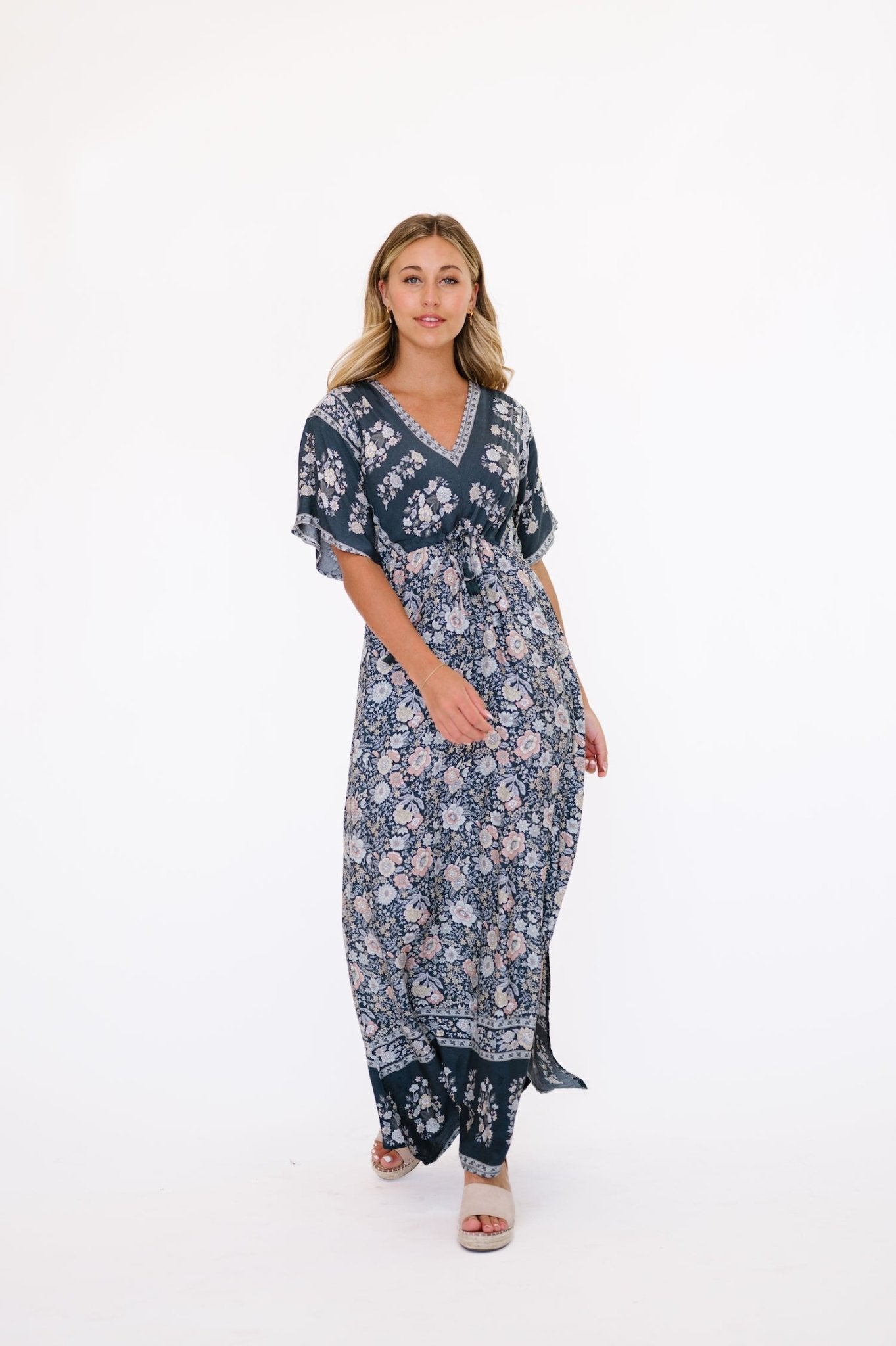 Anna Dress in Blue - Mack & Harvie