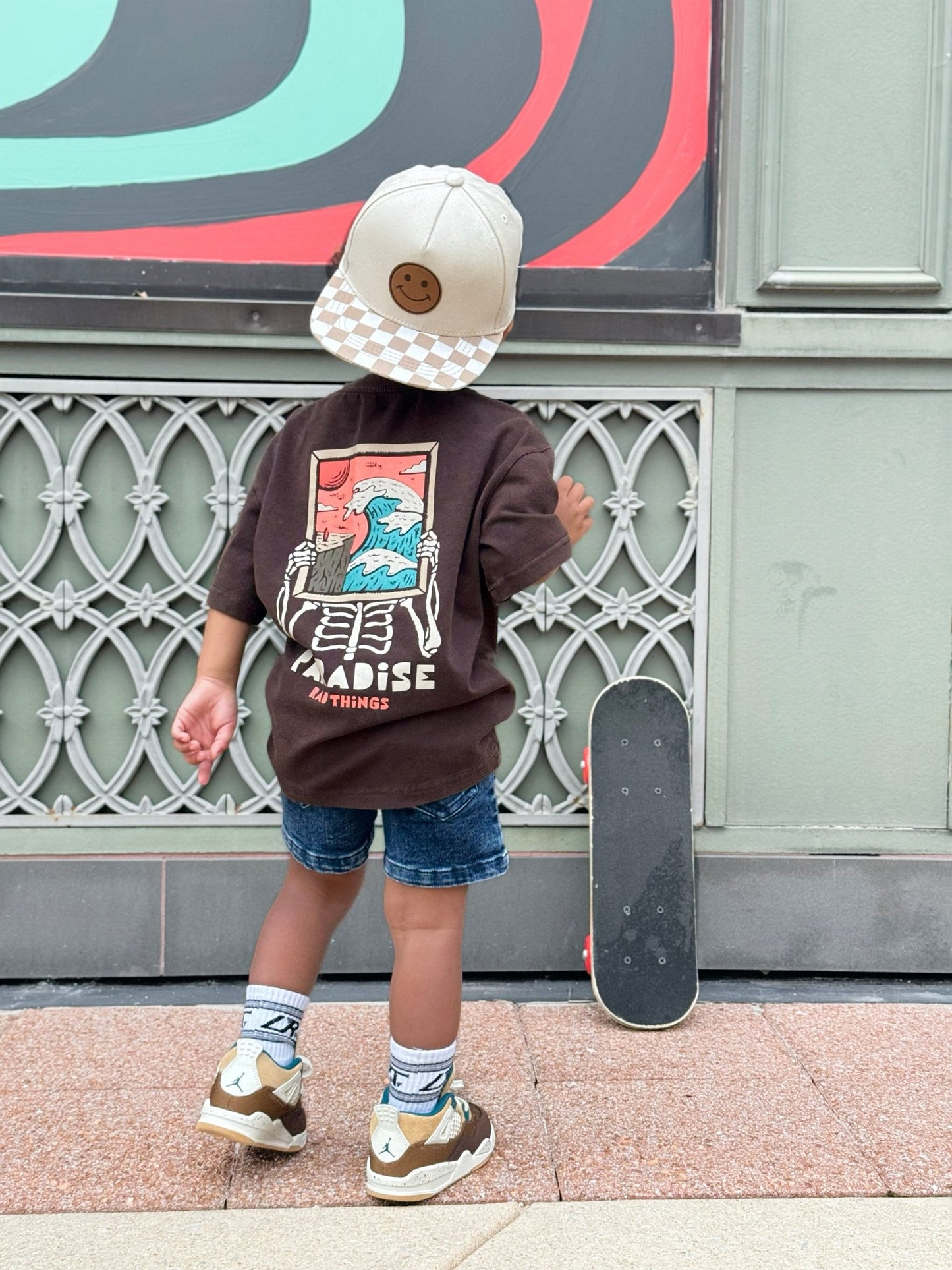 ANOTHER DAY IN PARADISE TEE - VINTAGE BROWN - Mack & Harvie