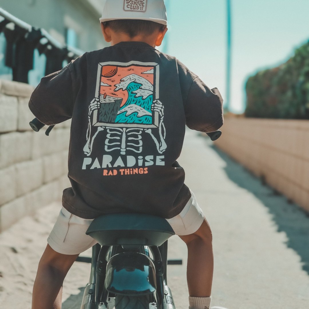 ANOTHER DAY IN PARADISE TEE - VINTAGE BROWN - Mack & Harvie