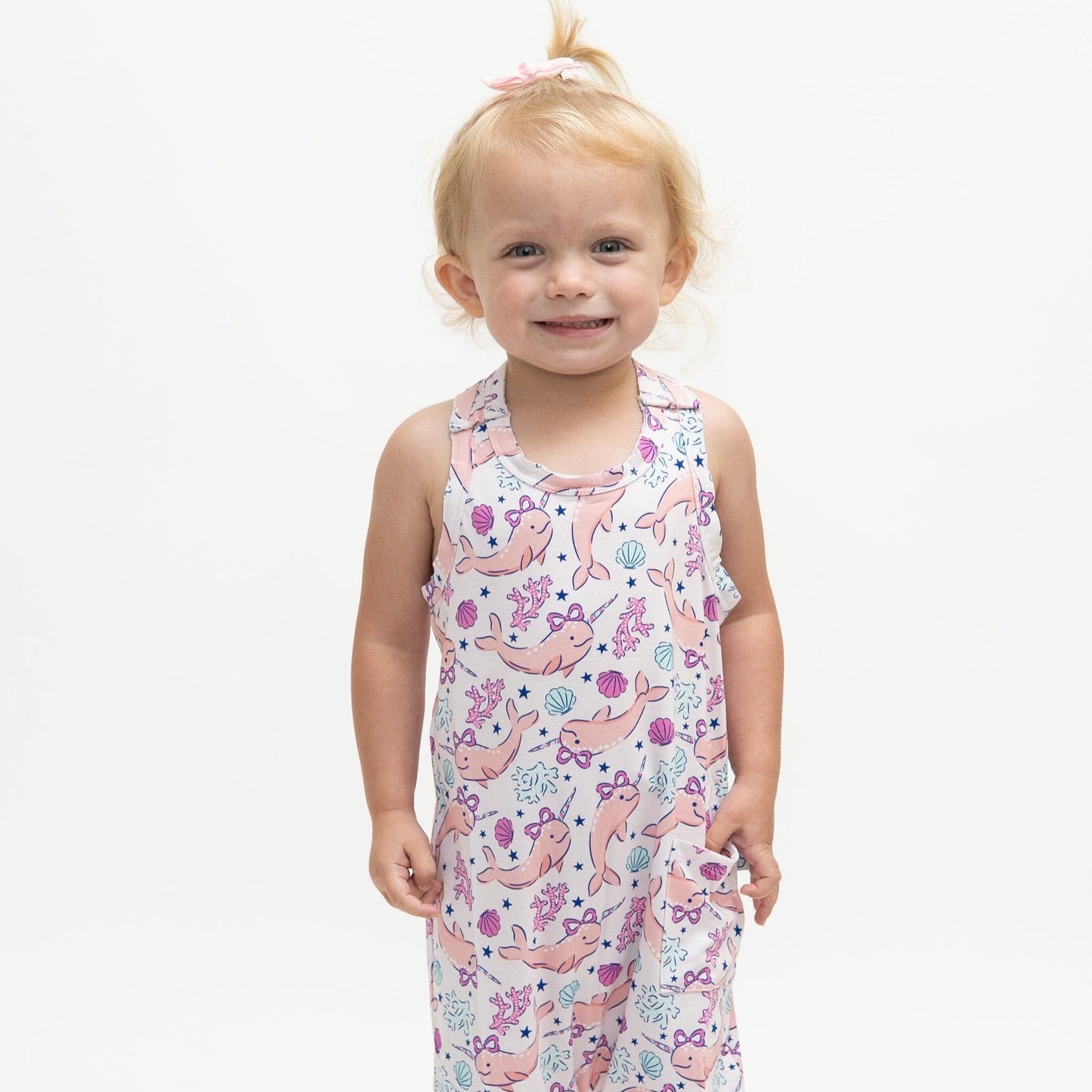 Arctic Princess Racerback Pocket Romper - Mack & Harvie