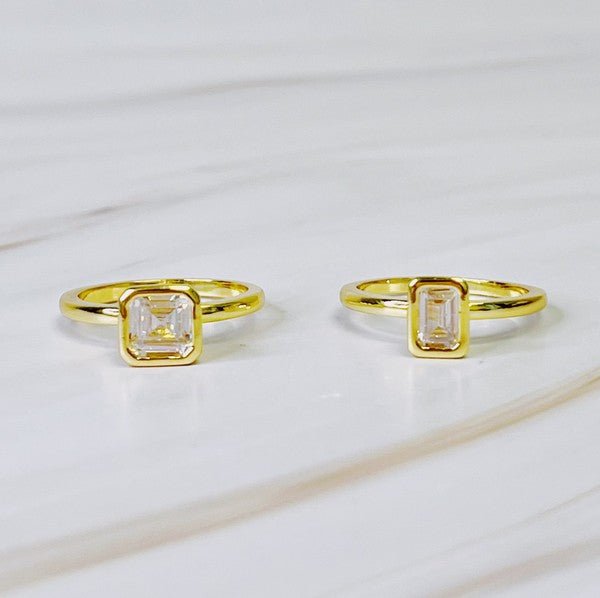 Asscher Cut Duo Ring Set Of 2 - Mack & Harvie