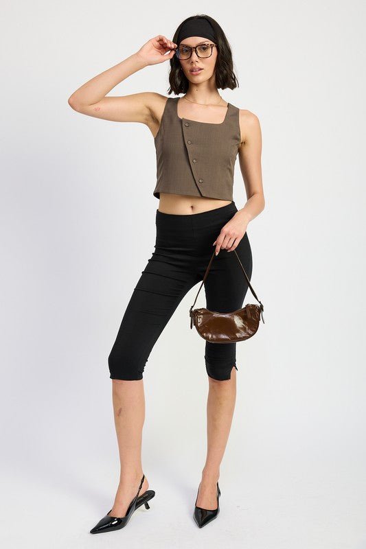 ASYMMETRICAL VEST TOP - Mack & Harvie