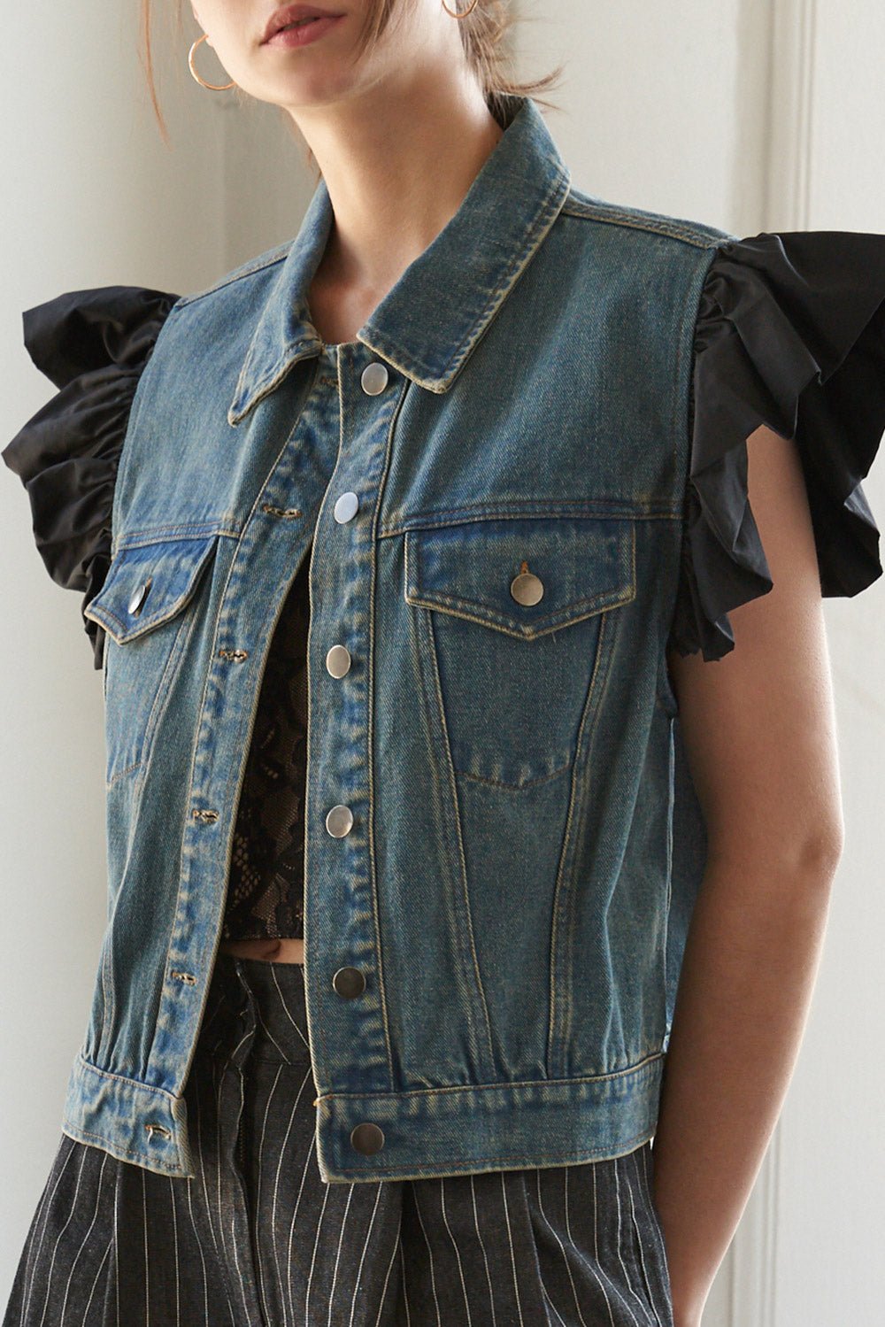 AUTHENTIC MOMENTS DENIM VEST - Mack & Harvie