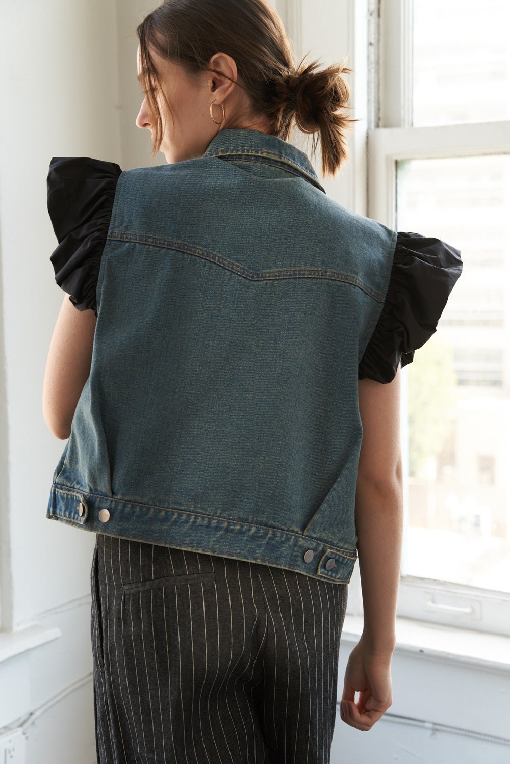 AUTHENTIC MOMENTS DENIM VEST - Mack & Harvie