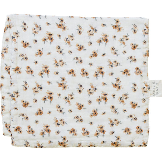 Autumn Bloom Muslin Burp Cloth - Mack & Harvie