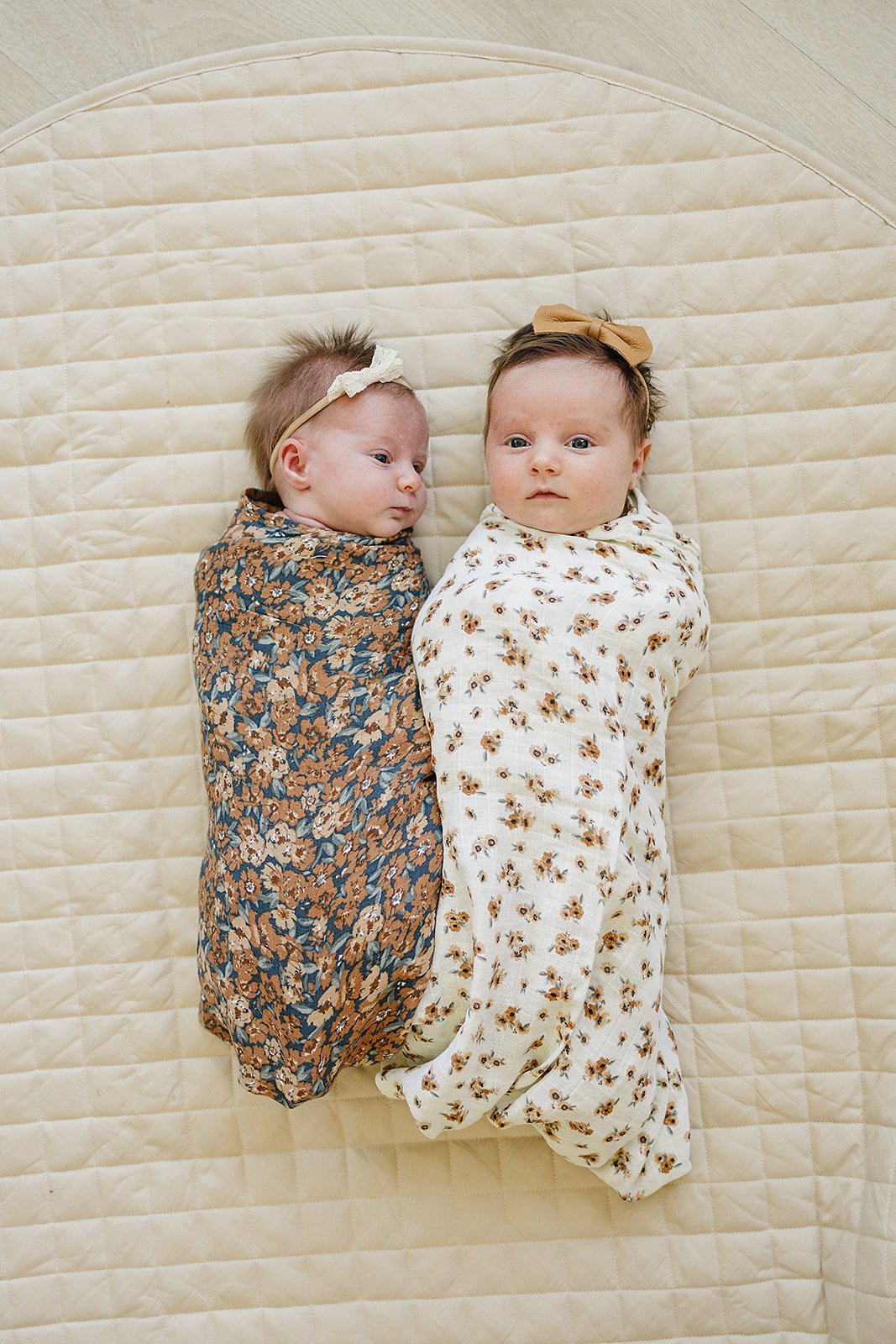 Autumn Bloom Muslin Swaddle Blanket - Mack & Harvie