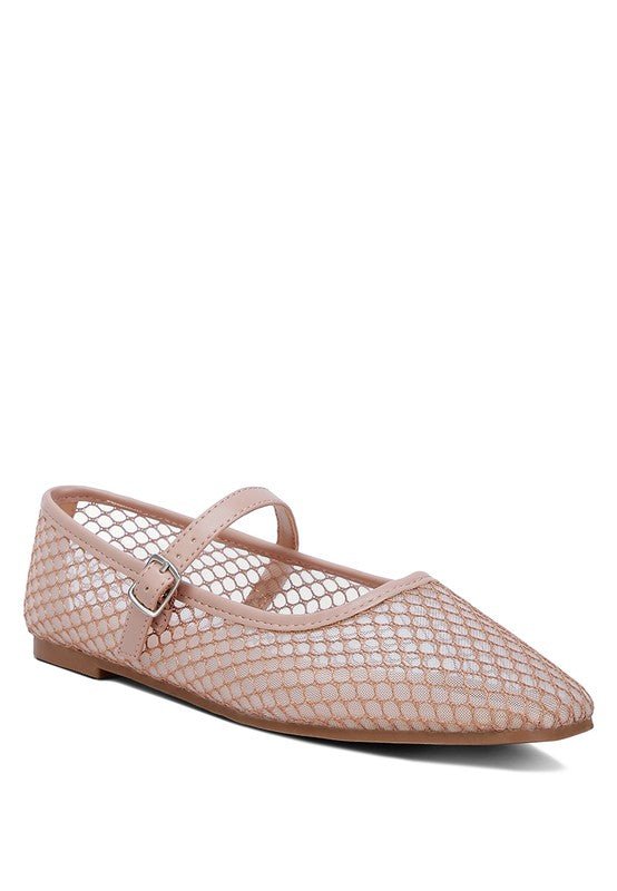 Averona Mesh Mary Jane Flats - Mack & Harvie