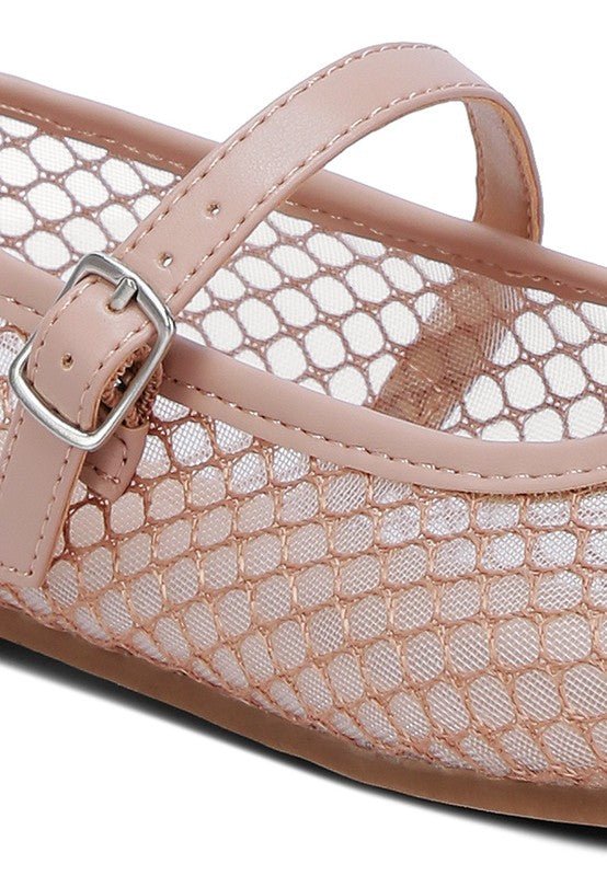 Averona Mesh Mary Jane Flats - Mack & Harvie