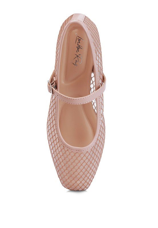 Averona Mesh Mary Jane Flats - Mack & Harvie