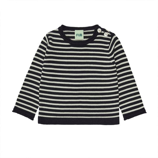 Baby Classic Sweater - Dark Navy/Ecru - Mack & Harvie