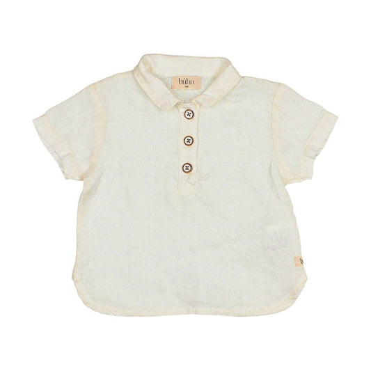 Baby Linen Shirt - Ecru - Mack & Harvie