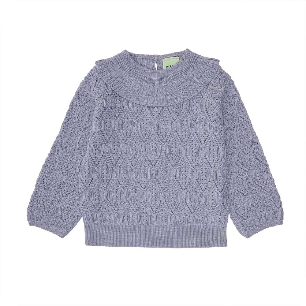 Baby Pointelle Sweater - Lavender - Mack & Harvie