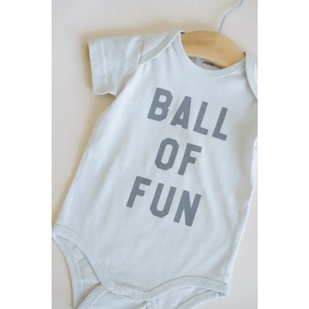 Ball of Fun Organic Cotton Baby Bodysuit - Mack & Harvie