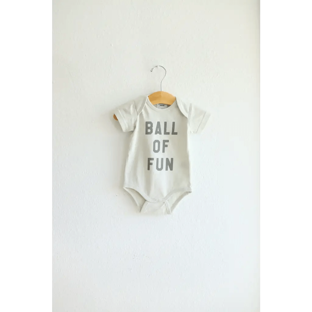 Ball of Fun Organic Cotton Baby Bodysuit - Mack & Harvie