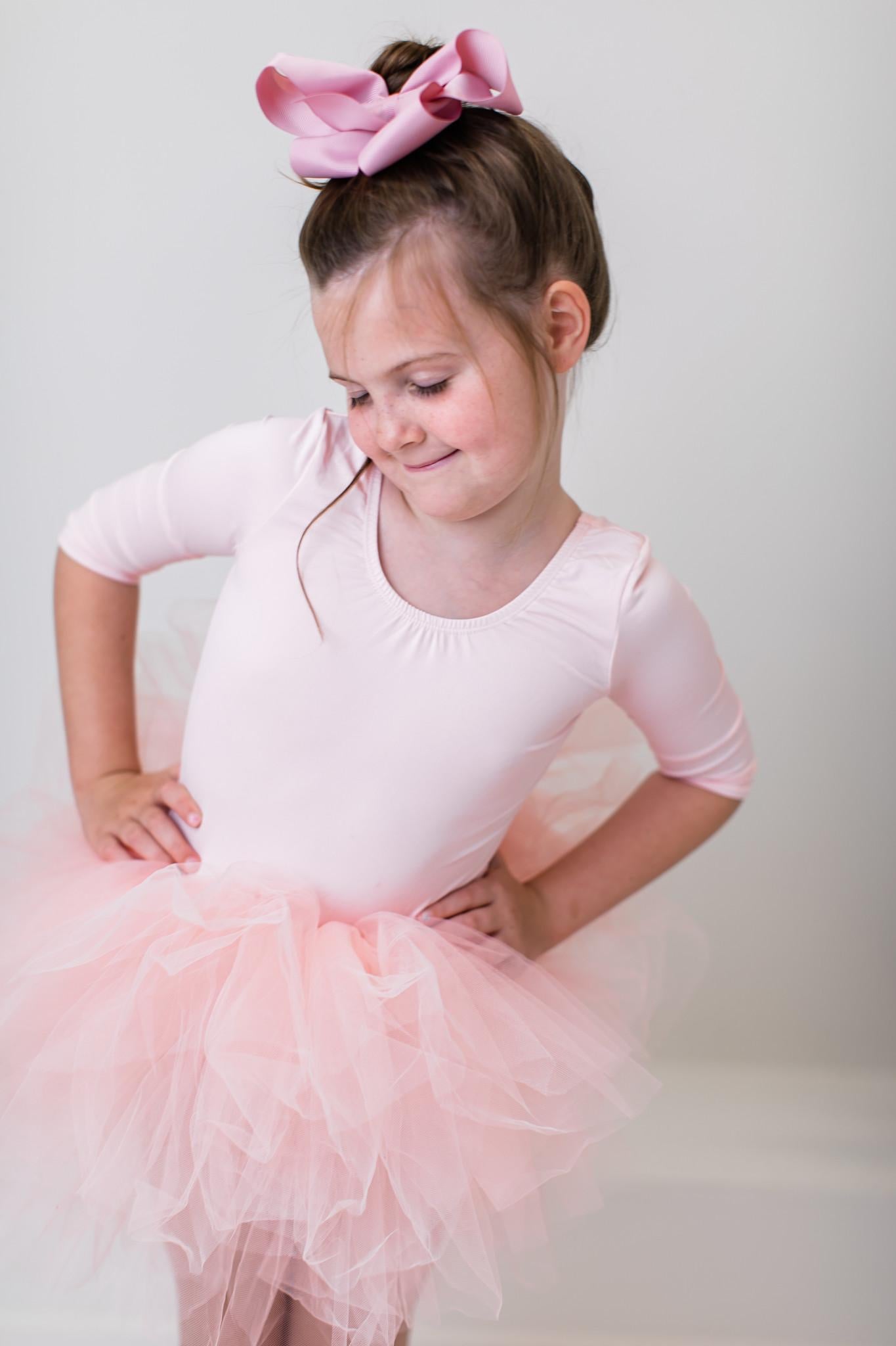 Ballet Pink 3/4 Tutu Leotard - Mack & Harvie