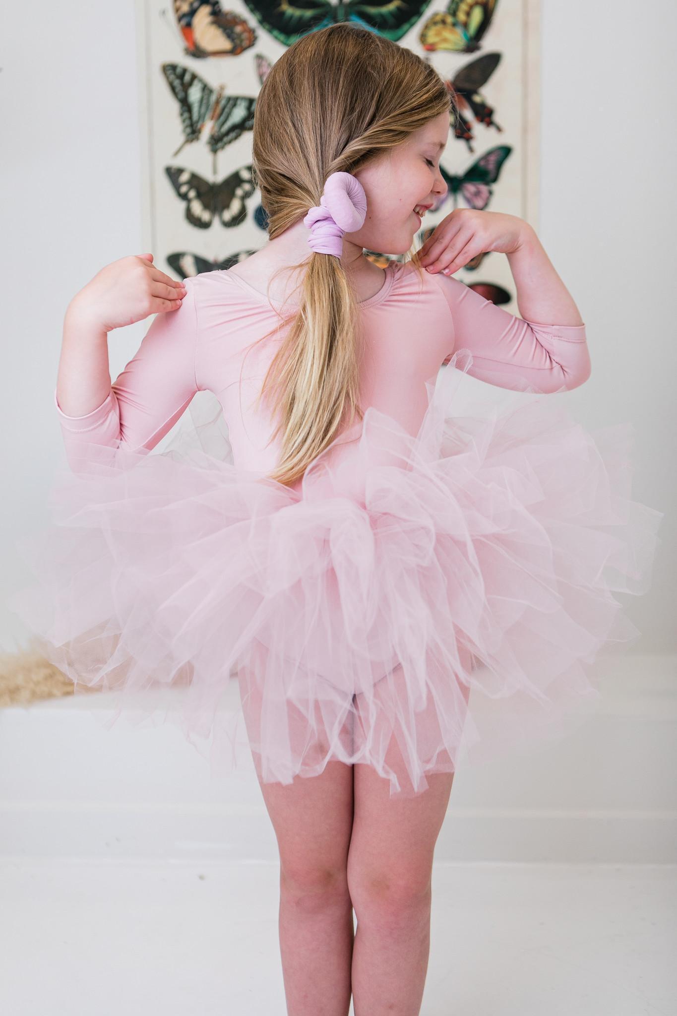 Ballet Pink 3/4 Tutu Leotard - Mack & Harvie