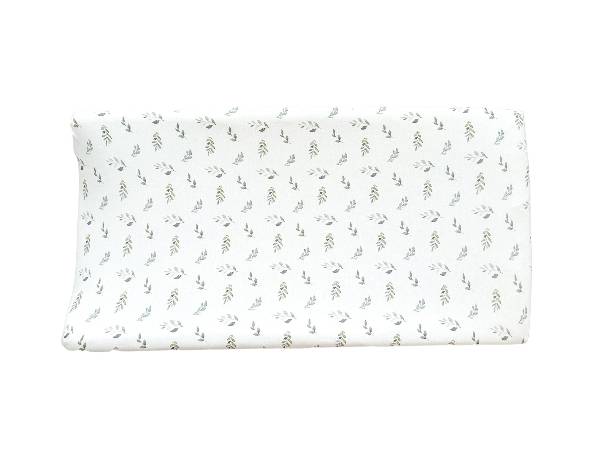 Bamboo Changing Pad Cover - Green Leaves - Mack & Harvie