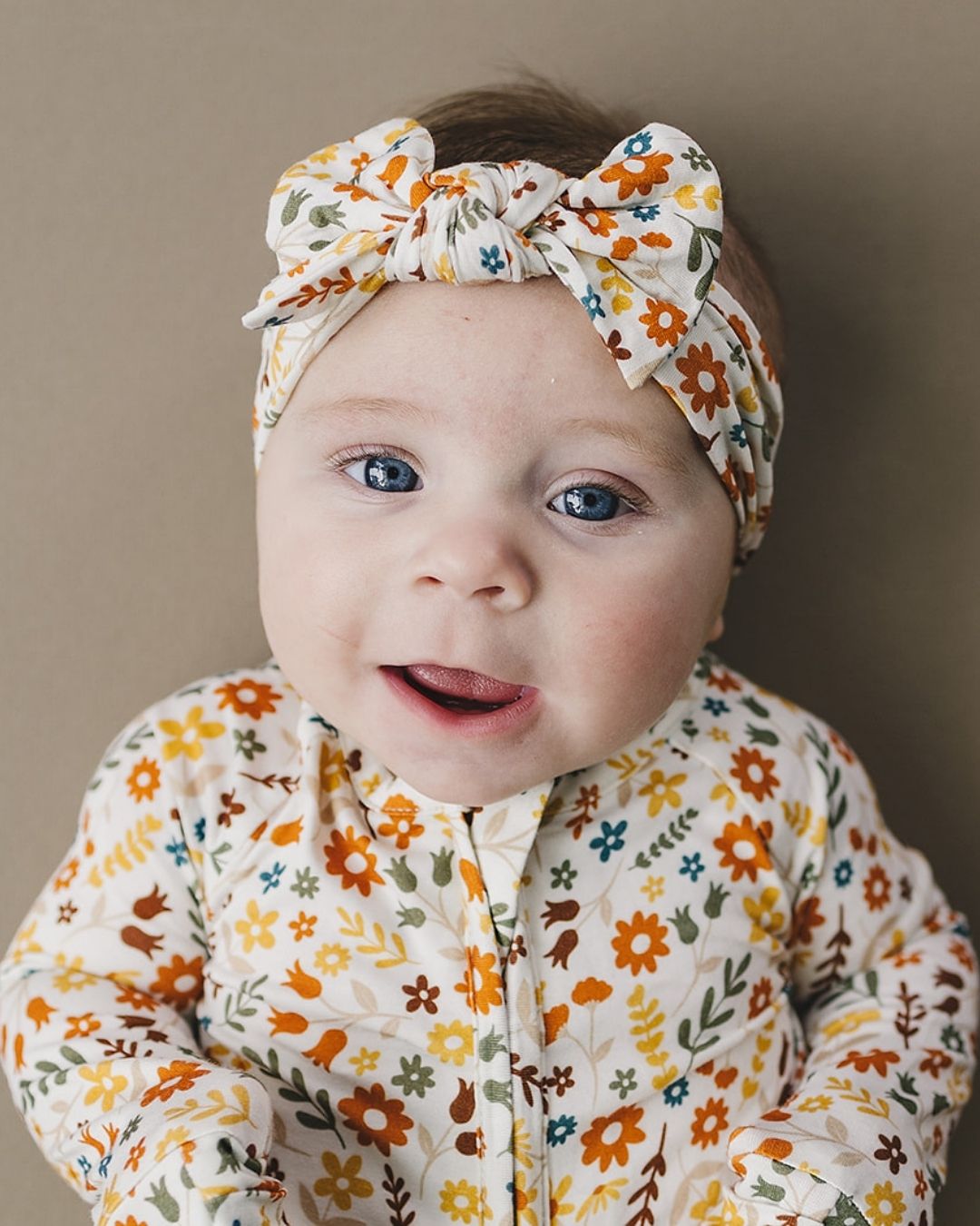 Bamboo Headband | Fall Flowers - Mack & Harvie