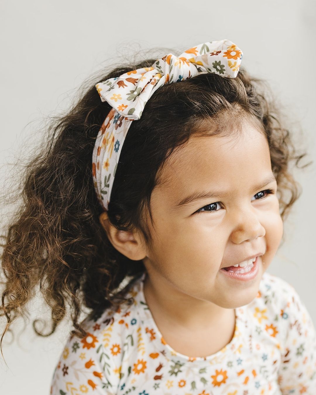 Bamboo Headband | Fall Flowers - Mack & Harvie