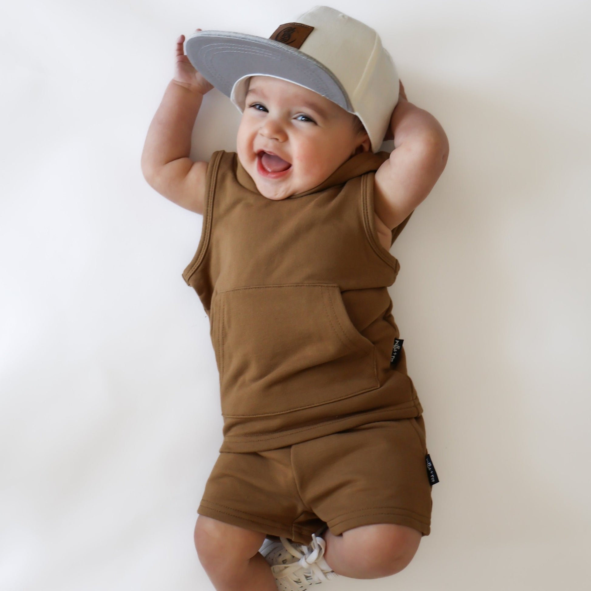 BAMBOO HOODIE TANK - Mocha - Mack & Harvie