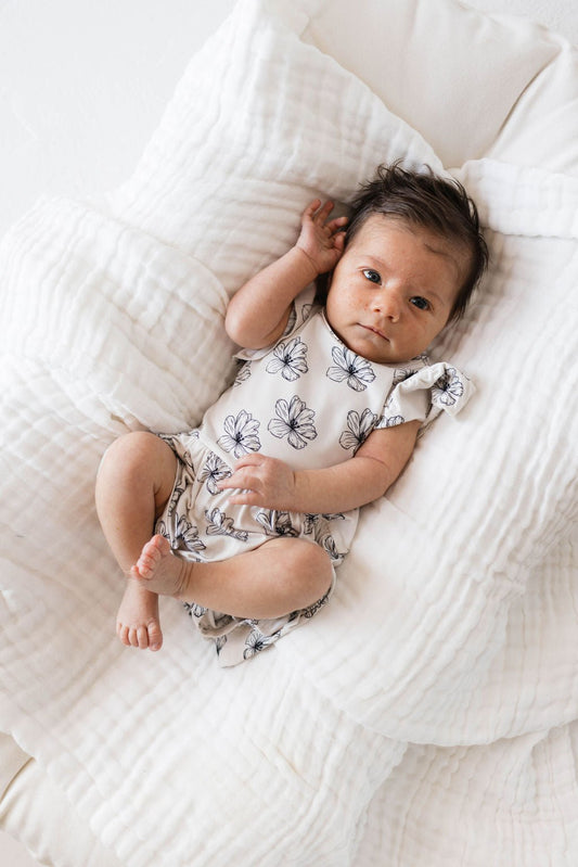 Bamboo Romper | Desert Bloom - Mack & Harvie