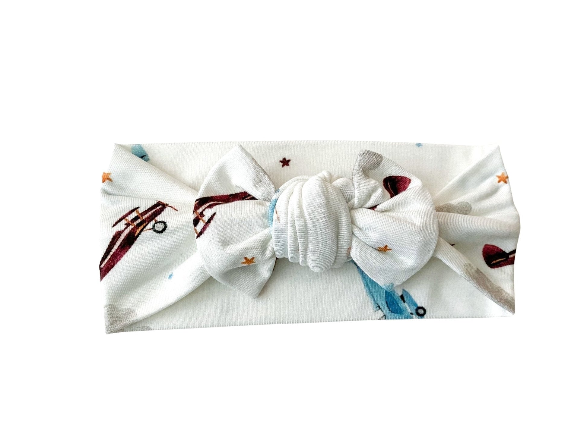 Bamboo Stretch Swaddle - Vintage Airplane - Mack & Harvie