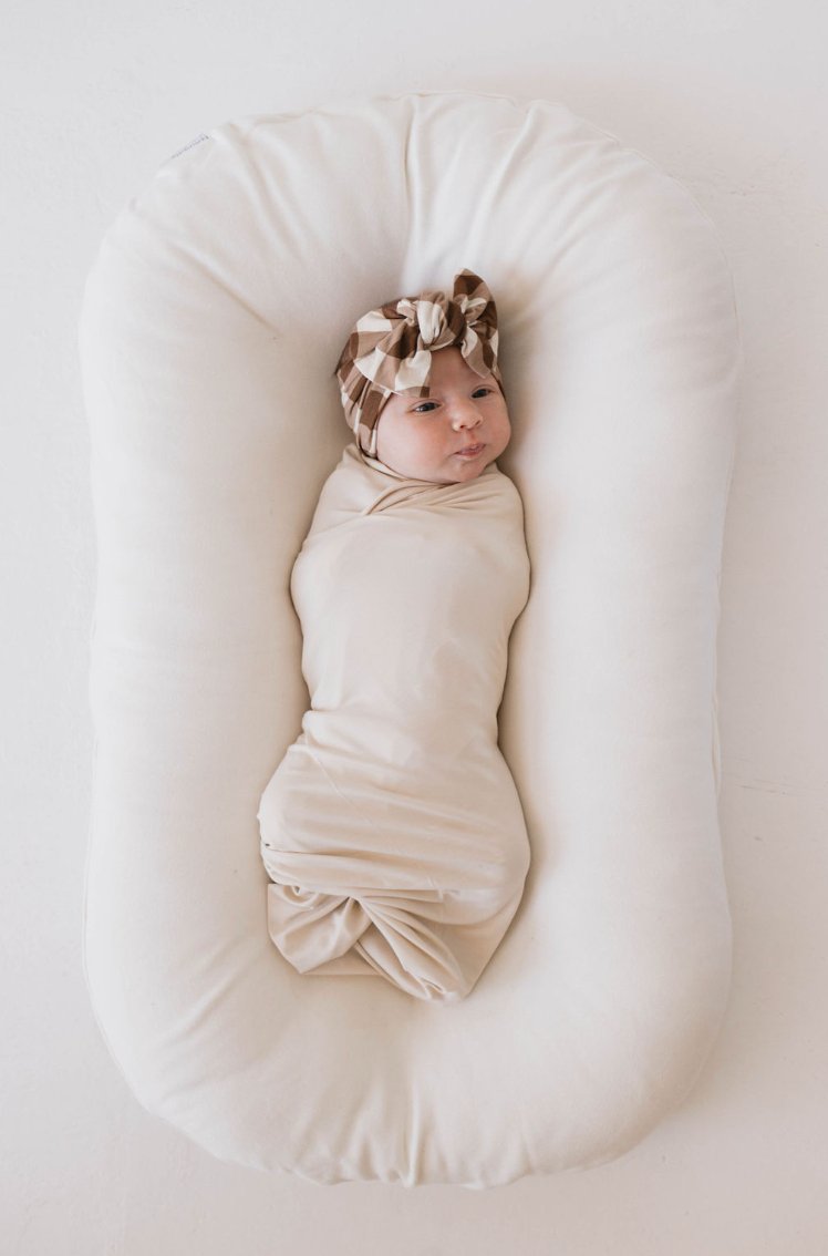 Bamboo Swaddle | Camel - Mack & Harvie