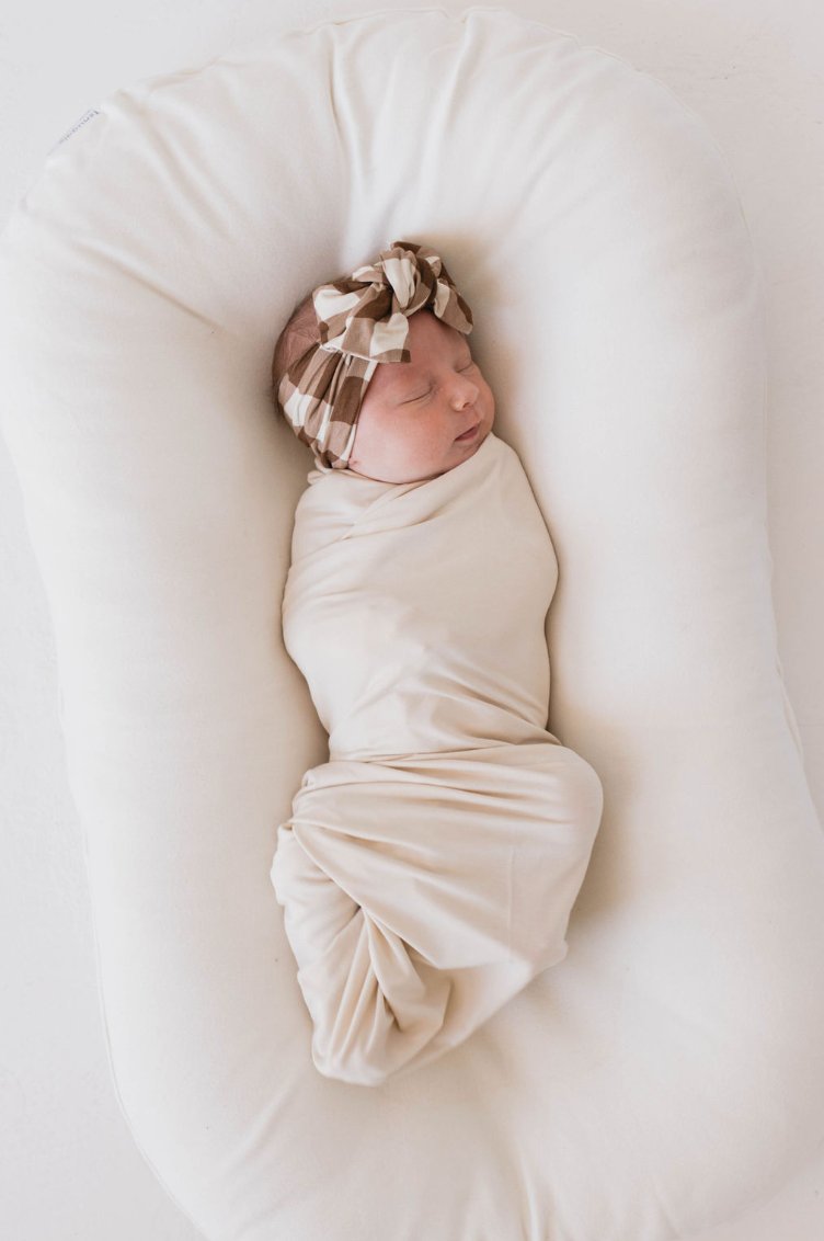 Bamboo Swaddle | Camel - Mack & Harvie