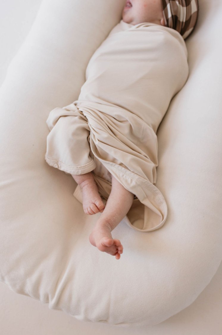 Bamboo Swaddle | Camel - Mack & Harvie